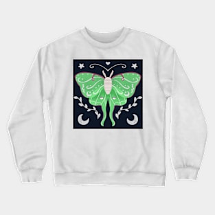 Luna Moth Crewneck Sweatshirt